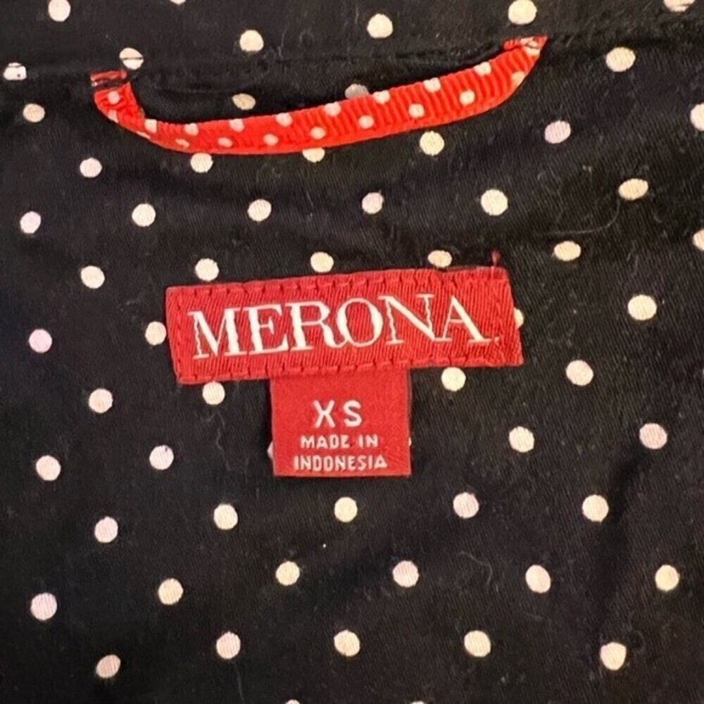 Women's dress Merona black and white Dress. Sz Xs - Picture 10 of 12